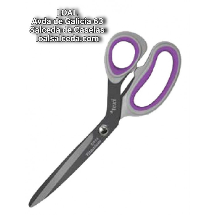 Tijera de costura texi de titanio de 23,5 cm
