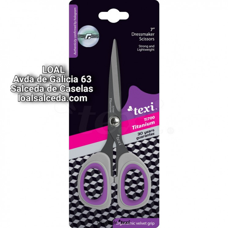 TIJERAS DE TITANIO TEXI DE 18 CM