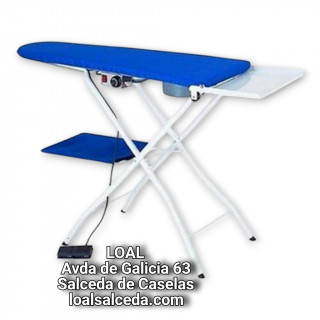 MESA PARA PLANCHAR CON PLATO CALIENTE Y ASPIRACIÓN