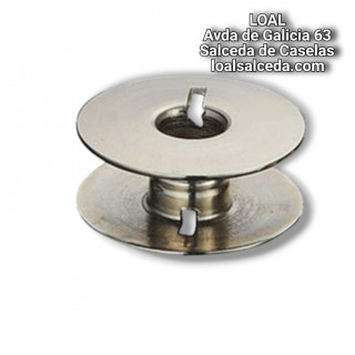 canilla metalica para maquina de coser sigma 2000