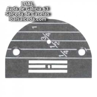 PLACA DE AGUJAS MAQUINA DE COSER INDUSTRIAL