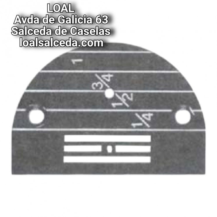 PLACA DE AGUJAS MAQUINA DE COSER INDUSTRIAL