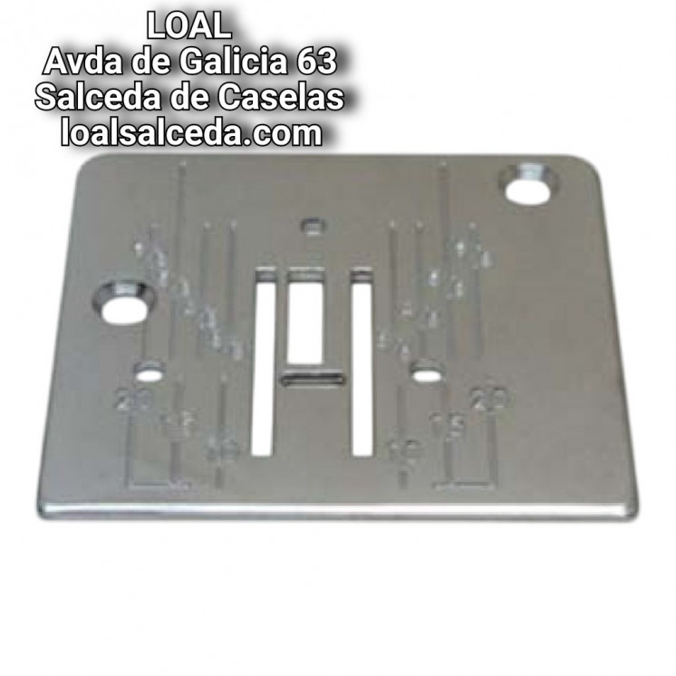 PLACA DE AGUJAS MÁQUINA DE COSER ALFA 1004