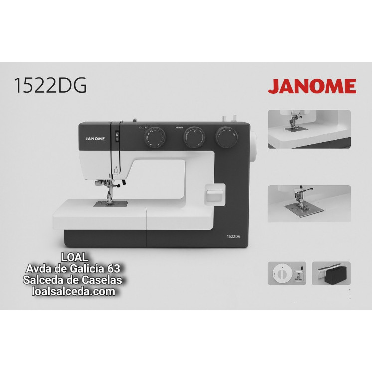 MAQUINA DE COSER JANOME 1522