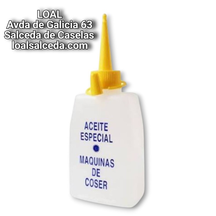 ACEITE PARA MAQUINAS DE COSER , BOTELLITA 80  C L