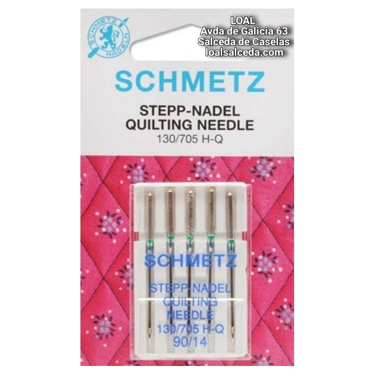 AGUJA PARA MAQUINAS DE COSER DOMESTICAS QUILTING 130/705 H-Q