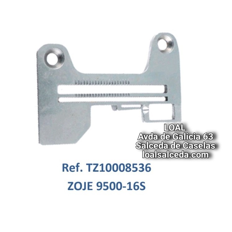 PLACA DE AGUJAS REMALLADORA ZOJE 9500 16S