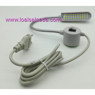 LAMPARA LED PARA MAQUINAS DE COSER DE SUJECCIÓN DE IMAN
